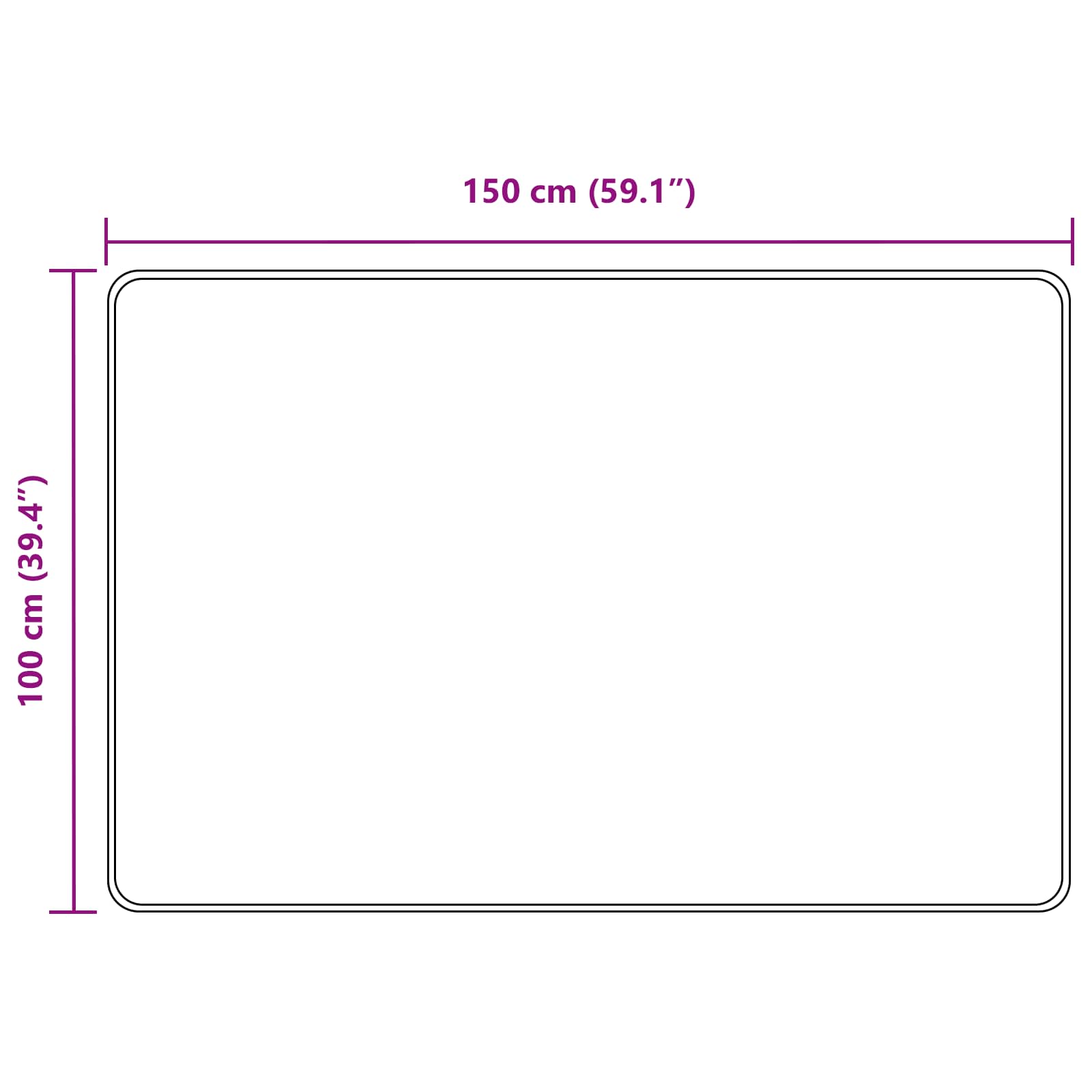 Vloerkleedloper MARSA Grijs 100 x 150 cm Polyester en PVC image 7