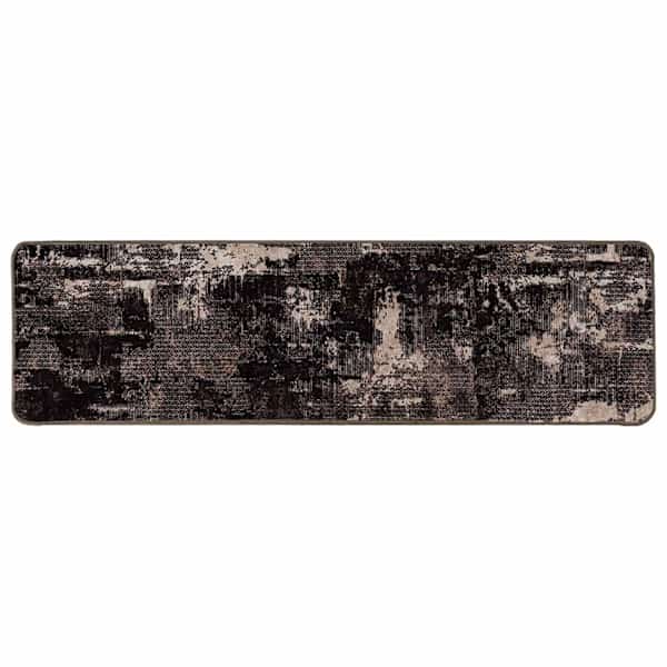 vidaXL Vaip R&auml;tikutoru MARSA Must 50 x 200 cm Pol&uuml;ester ja PVC