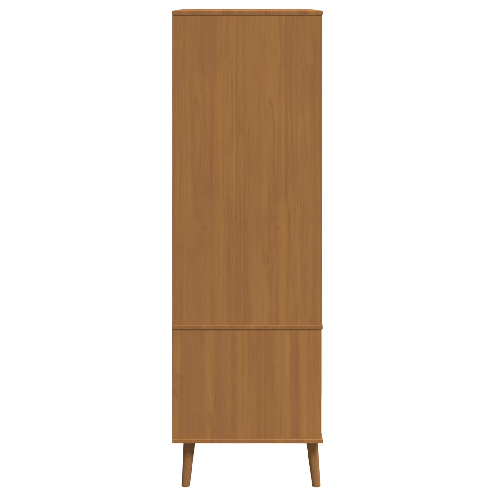 Kledingkast MOLDE Caramel 90 x 55 x 175 cm Massief grenenhout image 6