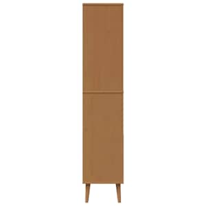 knihovna MOLDE 85 x 35 x 170,5 cm Masivní borovicové dřevo - obrázek 6