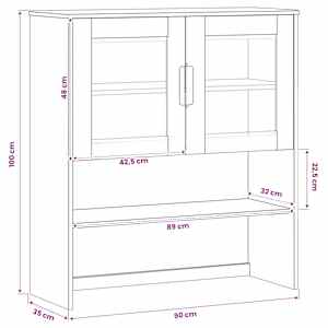 Kotec MOLDE Karameľ 90 x 35 x 100 cm Masivní borovicové dřevo - obrázek 7