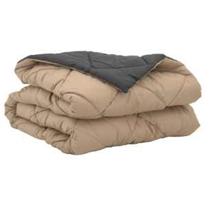 Letní přikrývka Antracitová a taupe 200 x 155 cm Mikrovlákno - obrázek 5