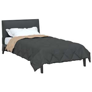 Letní přikrývka Antracitová a taupe 200 x 155 cm Mikrovlákno - obrázek 3