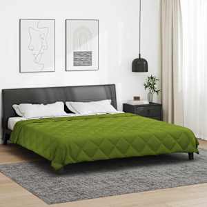 Poletna odeja Zelena 240 x 260 cm Mikrovlakna