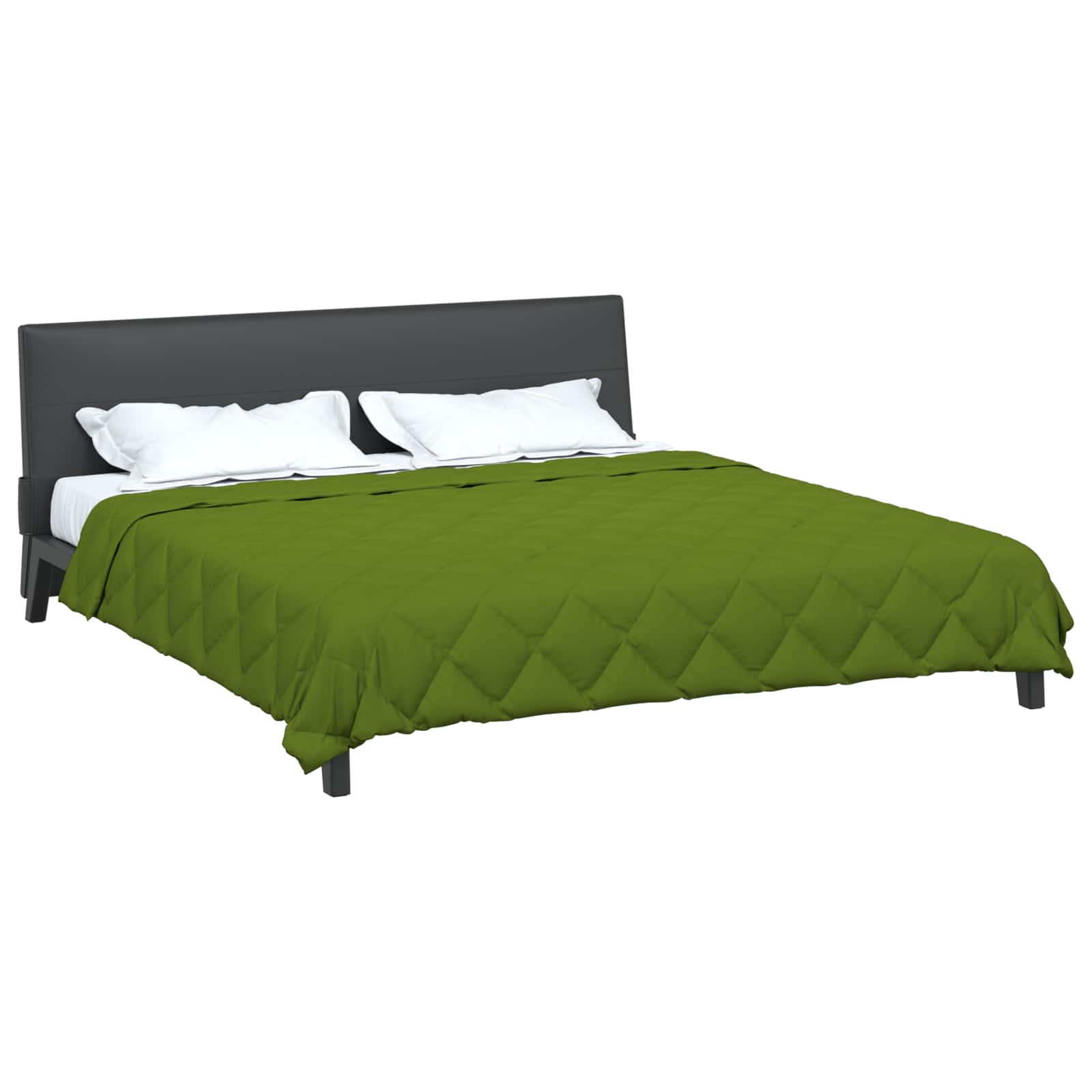 vidaXL Zomerdekbed Groen 240 x 260 cm Microvezel