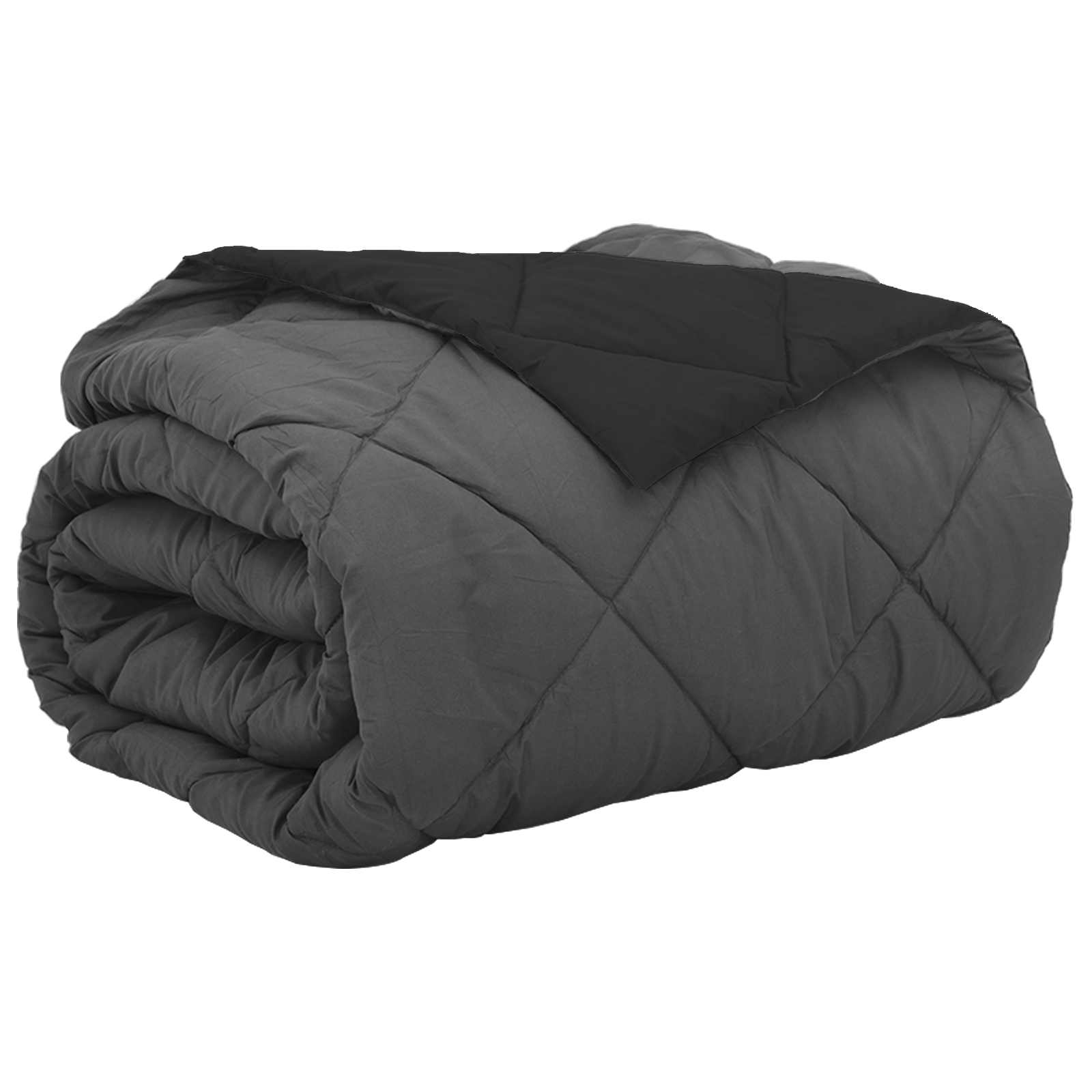 Pilotă de vară Negru și antracit 240 x 260 cm Microfibră [1]