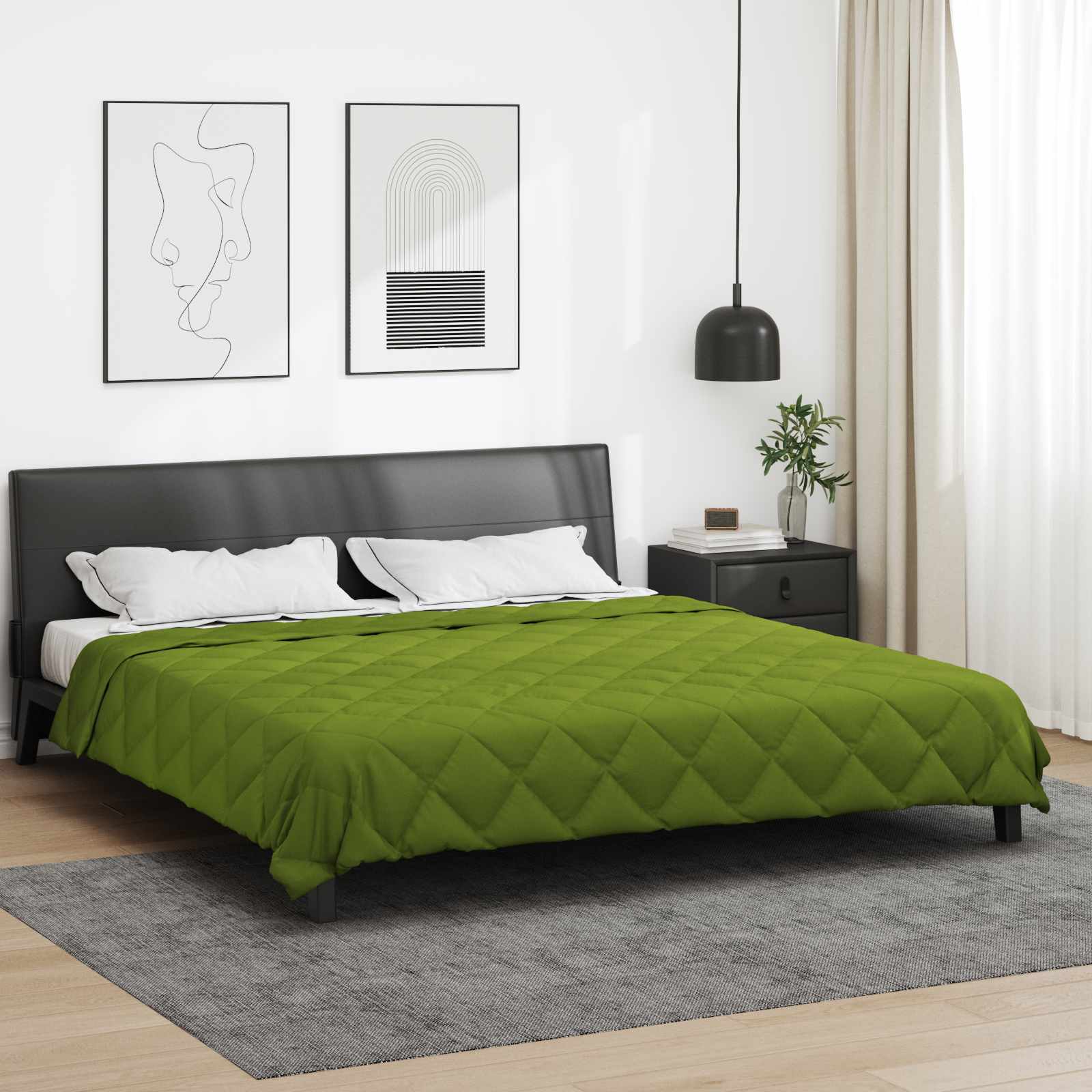 Lenjerii de pat - Duvet complet pe tot parcursul anului Verde 220 x 240 cm