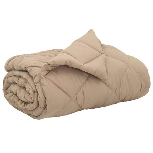 vidaXL T&auml;ispika aasta tekk 200 x 200 cm 300 gsm Pruunikashall