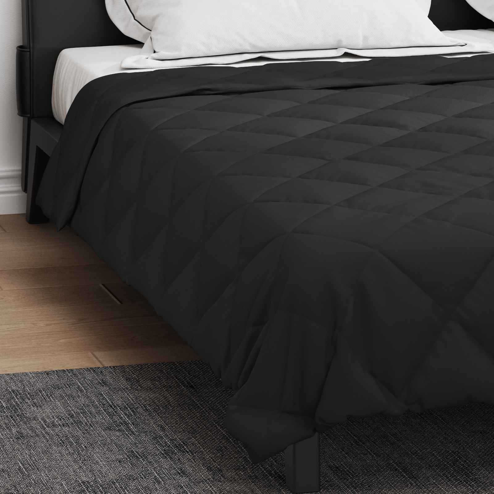 Duvet complet pe tot parcursul anului Negru 220 x 260 cm [3]