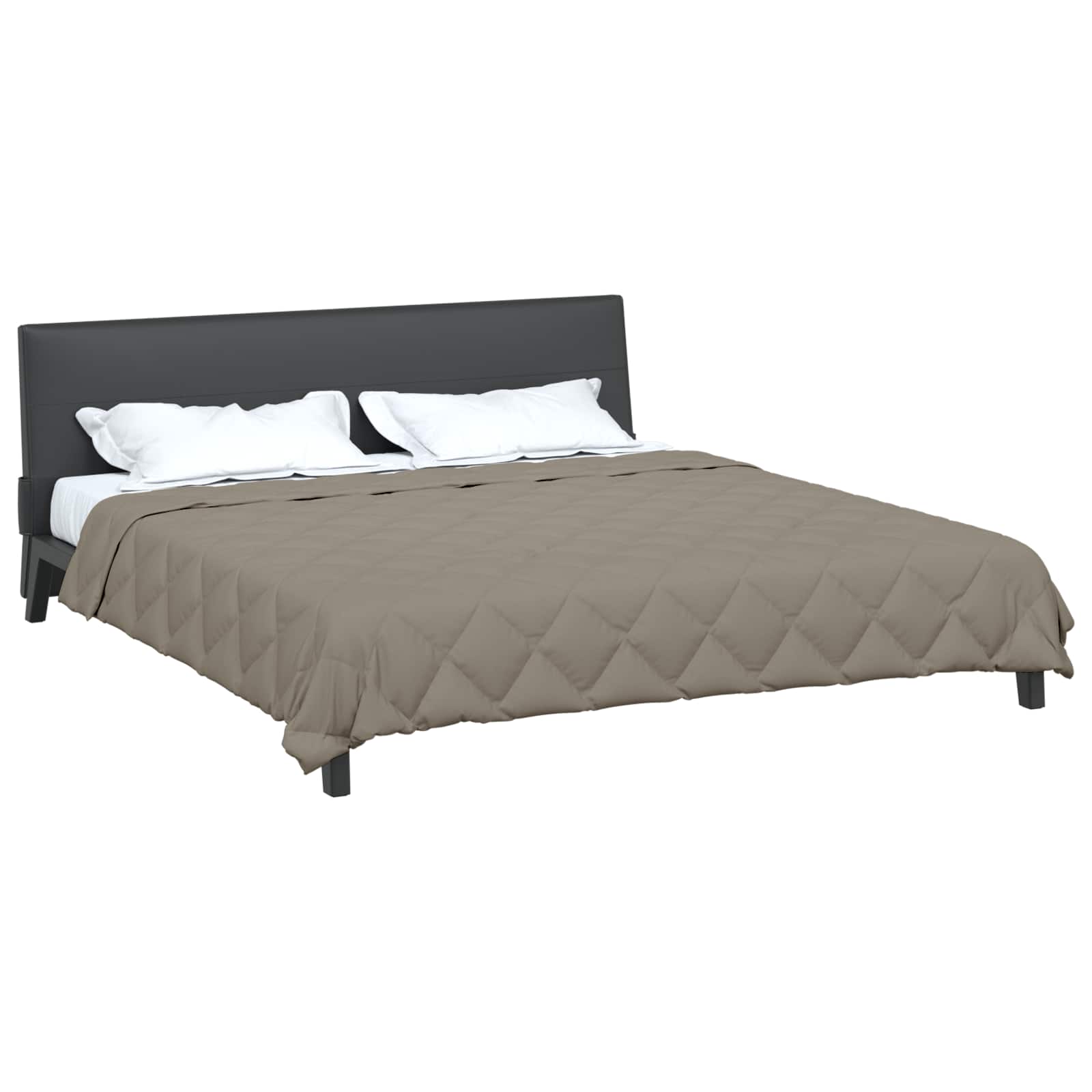 Duvet complet pe tot parcursul anului Gri deschis 220 x 260 cm [2]