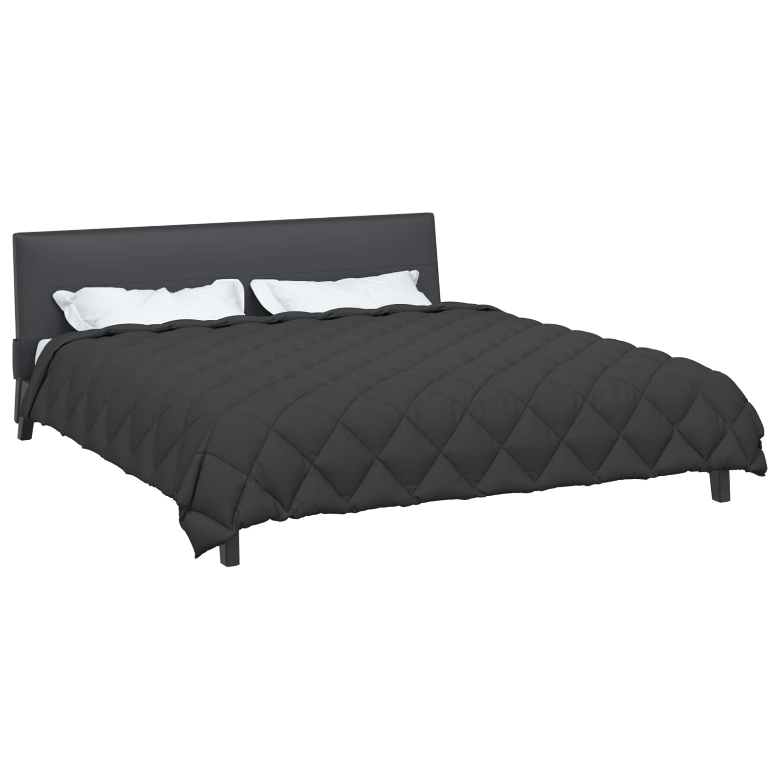 Duvet de iarnă Antracit 240 x 260 cm Microfibră [2]