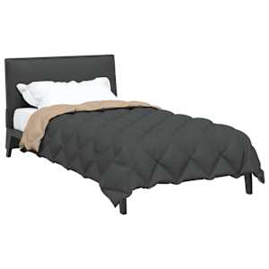 Zimní přikrývka Antracitová a taupe 220 x 135 cm Mikrovlákno - obrázek 3