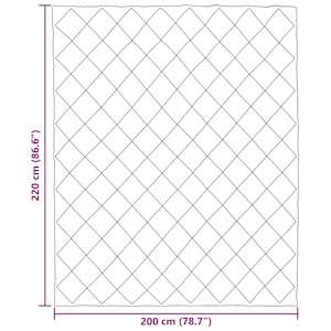 Zimní přikrývka Antracitová a taupe 220 x 200 cm Mikrovlákno - obrázek 11