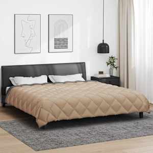 Zimní přikrývka Antracitová a taupe 220 x 260 cm Mikrovlákno - obrázek 4
