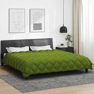 Zimska posteljnina Zelena 240 x 260 cm Mikrovlakna