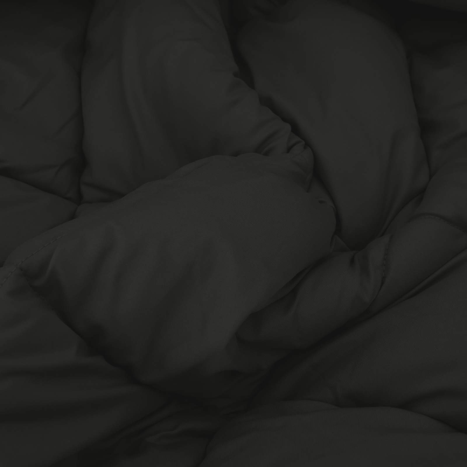 Duvet de iarnă Negru 240 x 200 cm Microfibră [5]