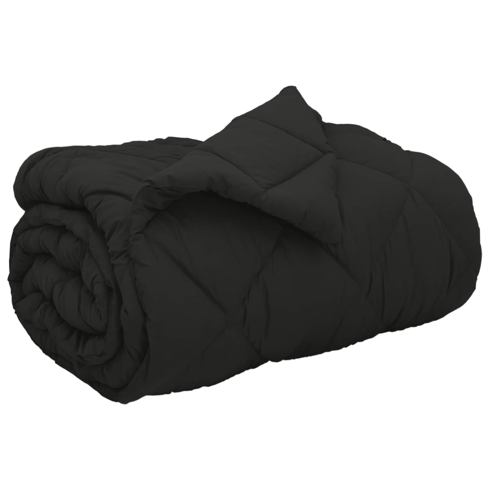 Duvet de iarnă Negru 220 x 140 cm Microfibră [1]