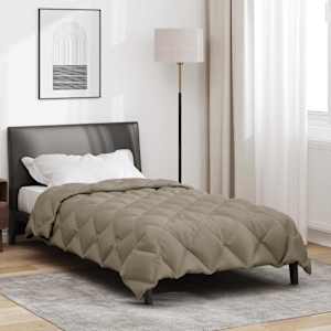 Zimska posteljnina Svetlo siva 220 x 155 cm Mikrovlakna