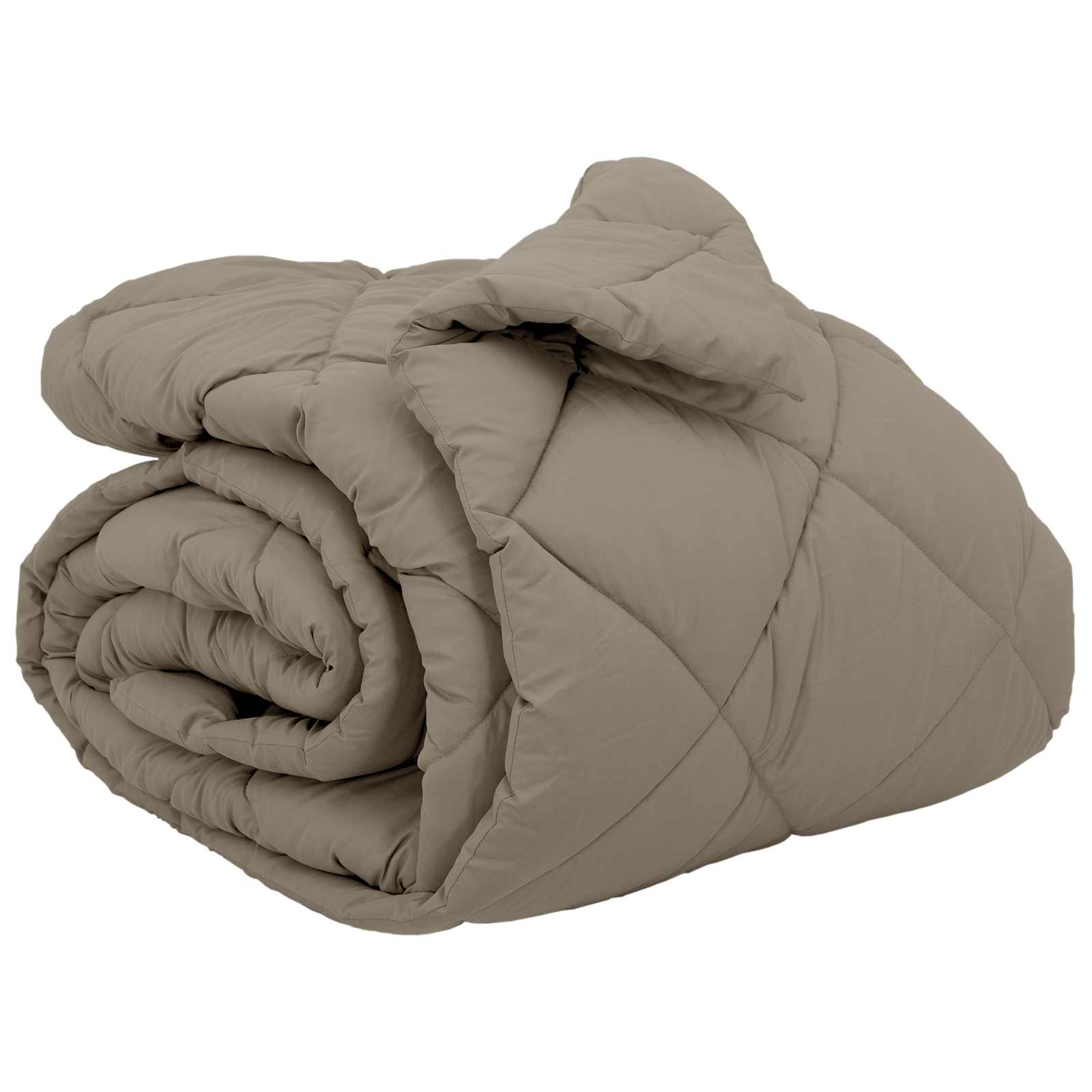 Thumbnail - vidaXL Winterbettdecke Hellgrau 220 x 240 cm Mikrofaser