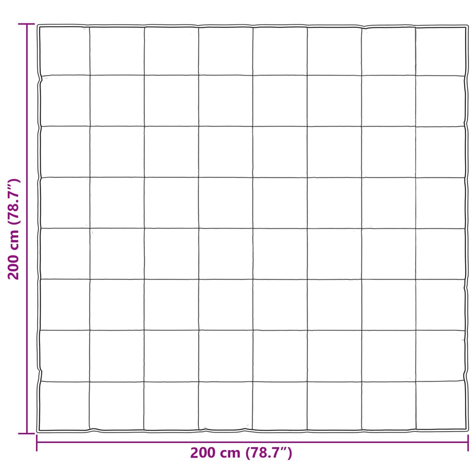 Pilotă de vară Auriu 200 x 200 cm Satin și Microfibra [9]