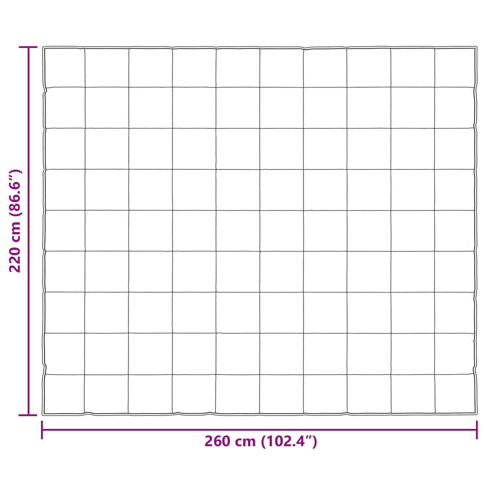 Pilotă de vară Auriu 220 x 260 cm Satin și Microfibra [9]