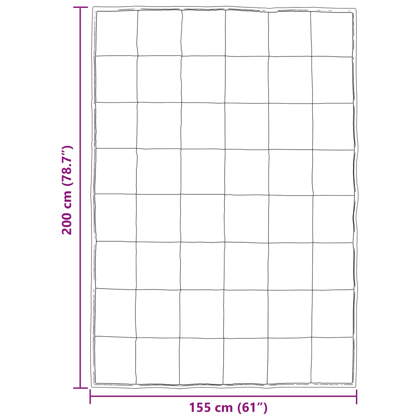 Pilotă de vară Negru 200 x 155 cm Satin și Microfibra [9]