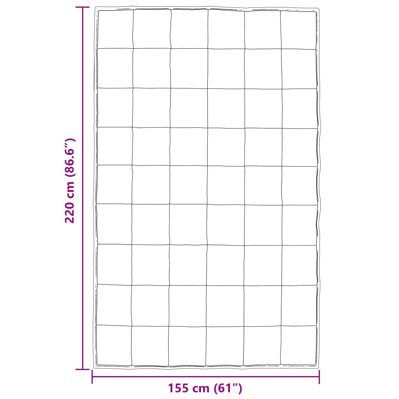 Duvet complet pe tot parcursul anului Negru 220 x 155 cm [9]