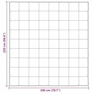 Celoroční přikrývka Stříbrná 220 x 200 cm Satén a mikrovlákno - obrázek 10