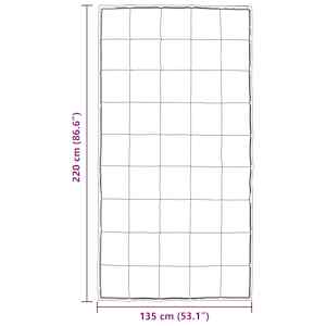 Zimní přikrývka Stříbrná 220 x 135 cm Satén a mikrovlákno - obrázek 10