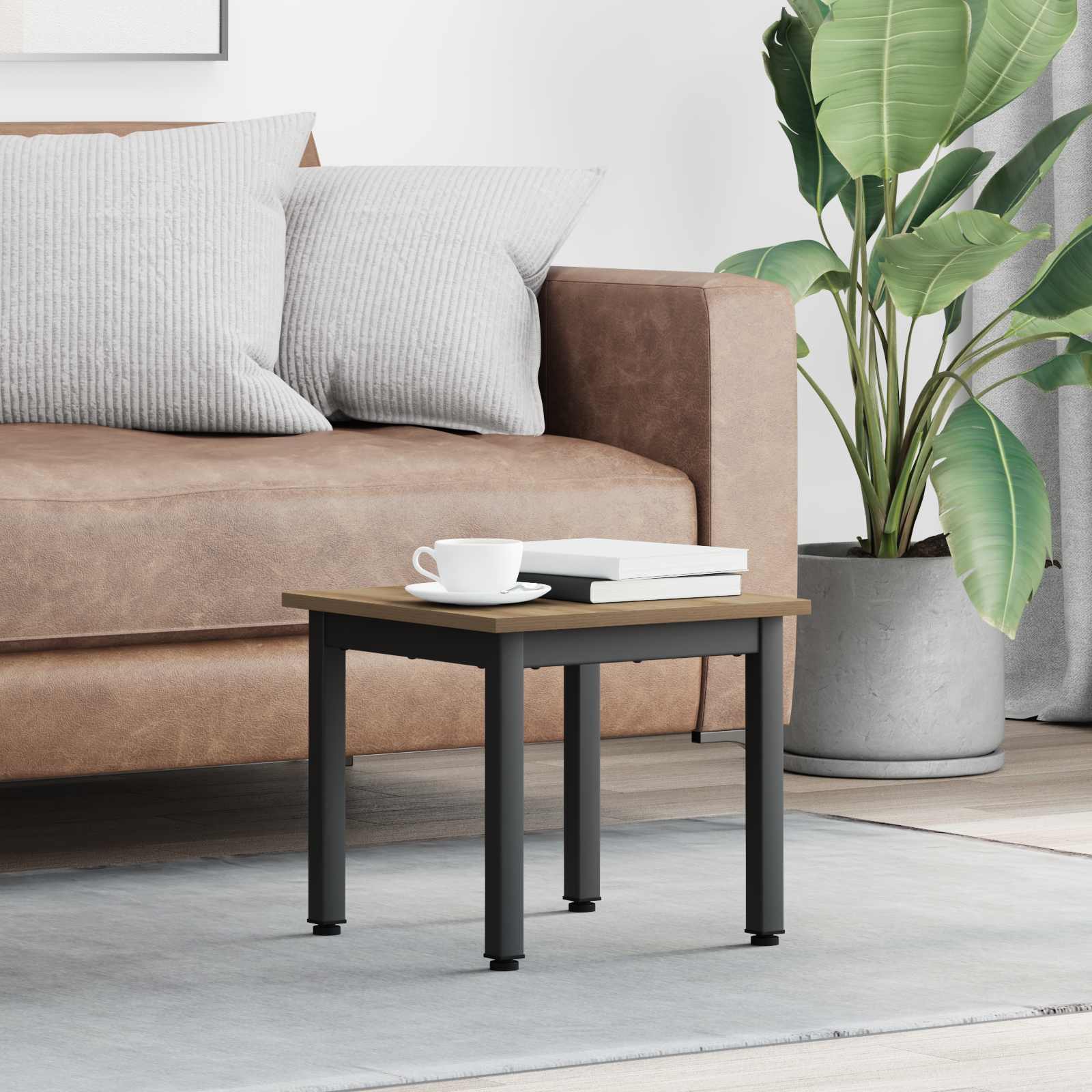 Масичка за кафе Дъб Артизан 40 x 40 x 36 cm Инженерно дърво