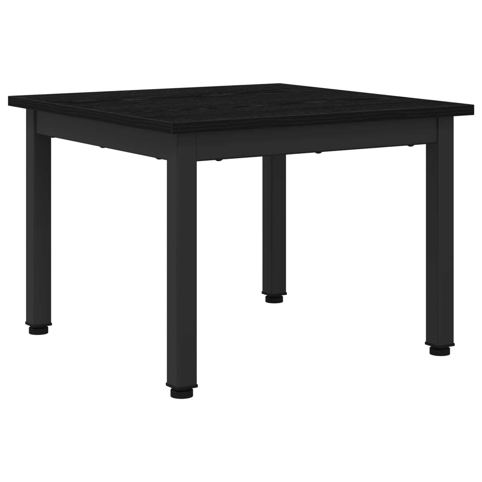 VidaXL Salontafel Zwart Eiken 50 X 50 X 36 Cm Bewerkt Hout