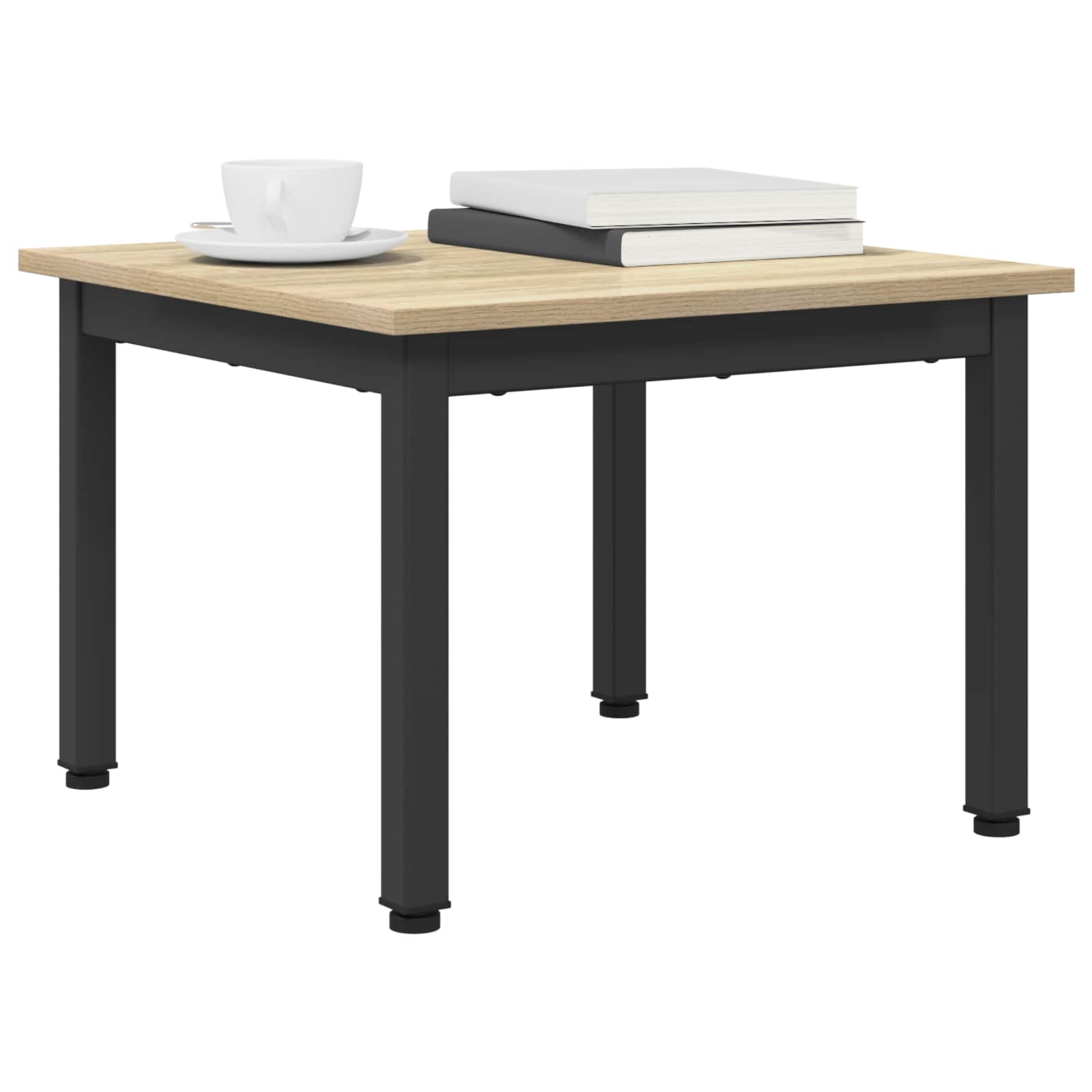 vidaXL Salontafel Sonoma 50 x 50 x 36 cm Bewerkt hout