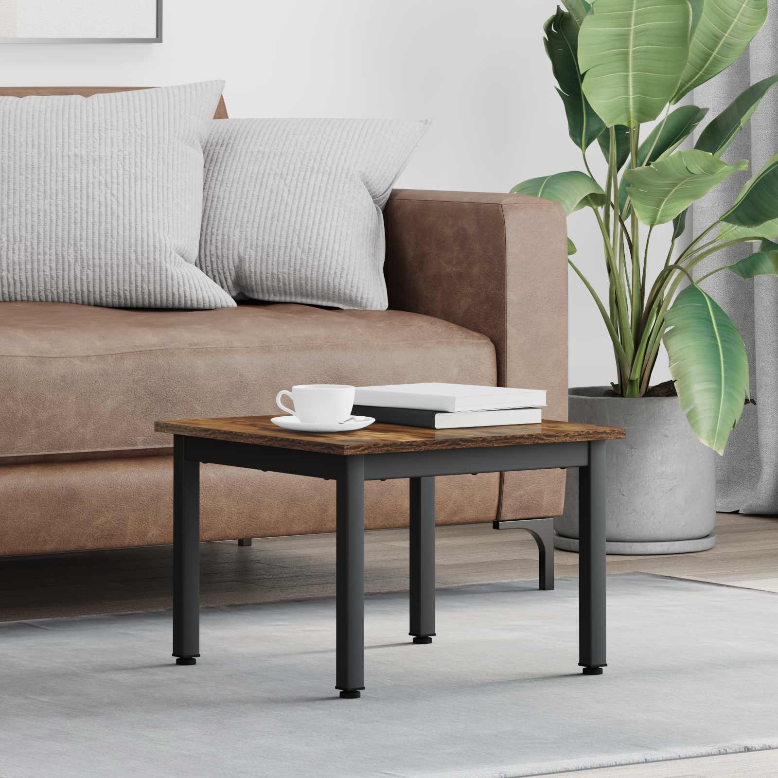 Масичка за кафе Димящ дъб 50 x 50 x 36 см Инженерно дърво