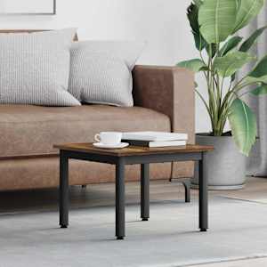 Klubska miza Dimni hrast 50 x 50 x 36 cm Konstruiran les