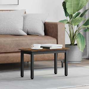 Klubska miza Dimni hrast 60 x 30 x 36 cm Konstruiran les