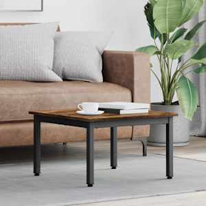 Klubska miza Dimni hrast 60 x 60 x 36 cm Konstruiran les