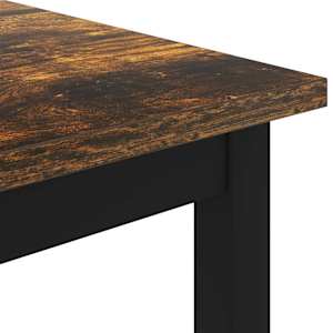 Konferenční stolek Kouřový dub 80 x 80 x 45 cm kompozitní dřevo - obrázek 7