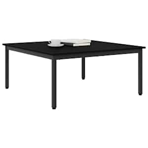 Konferenční stolek Černý dub 100 x 100 x 45 cm kompozitní dřevo - obrázek 3
