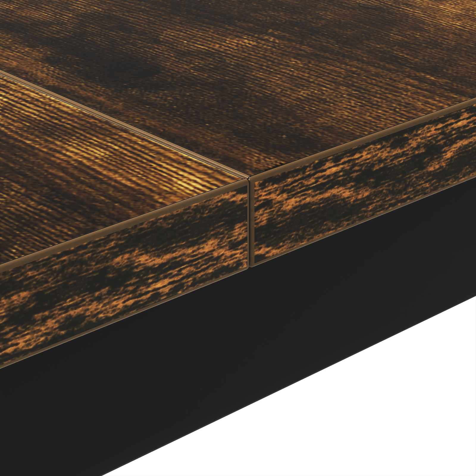 Масичка за кафе Димящ дъб 100 x 100 x 45 cm Инженерно дърво - Image 8