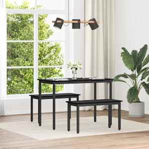 klop Črna Orehovina 80 x 35 x 45 cm Konstruiran les