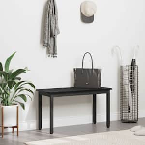 lavice Černý dub 80 x 35 x 45 cm kompozitní dřevo - obrázek 4
