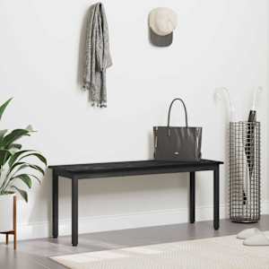 lavice Černý dub 110 x 35 x 45 cm kompozitní dřevo - obrázek 4