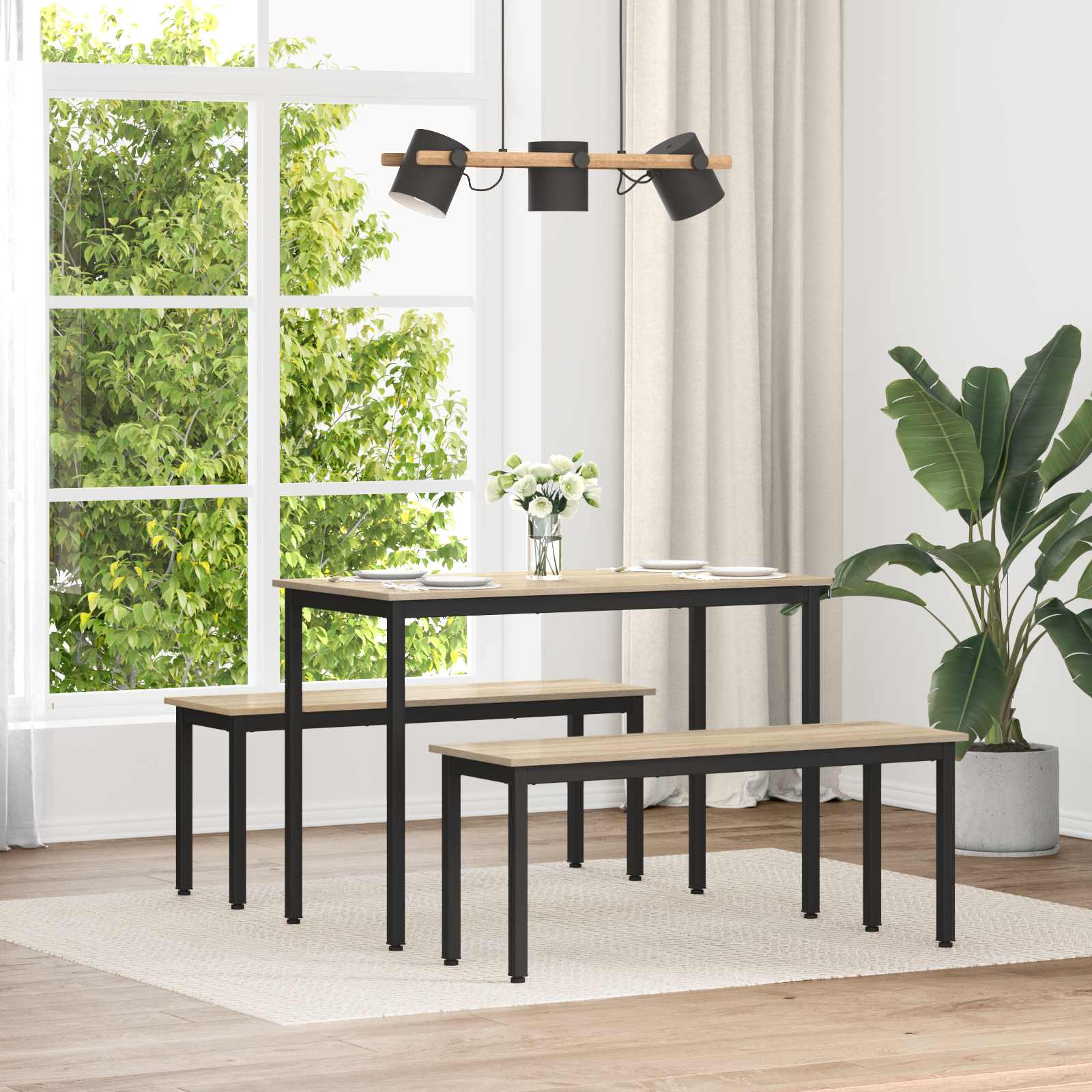 vidaXL bancă Sonoma 110 x 35 x 45 cm Lemn compozit