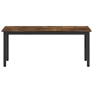 lavice Kouřový dub 110 x 35 x 45 cm kompozitní dřevo - obrázek 5
