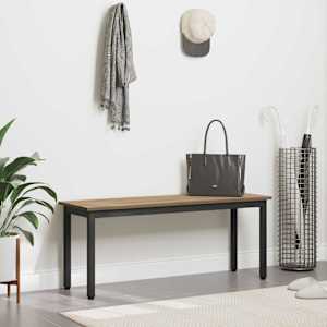 lavice Umělecký dub 110 x 35 x 45 cm kompozitní dřevo - obrázek 4