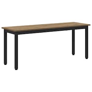 lavice Umělecký dub 110 x 35 x 45 cm kompozitní dřevo - obrázek 2