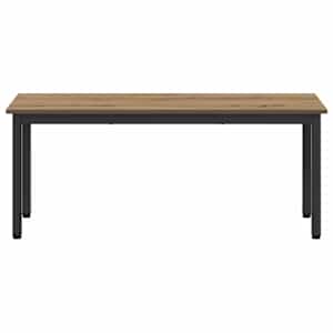 lavice Umělecký dub 110 x 35 x 45 cm kompozitní dřevo - obrázek 5