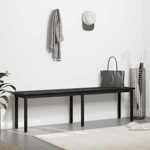 lavice Černý dub 160 x 35 x 45 cm kompozitní dřevo - obrázek 4