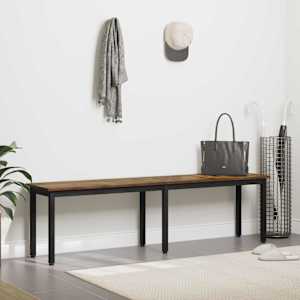 lavice Kouřový dub 160 x 35 x 45 cm kompozitní dřevo - obrázek 4