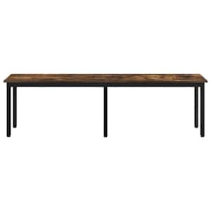 lavice Kouřový dub 160 x 35 x 45 cm kompozitní dřevo - obrázek 5